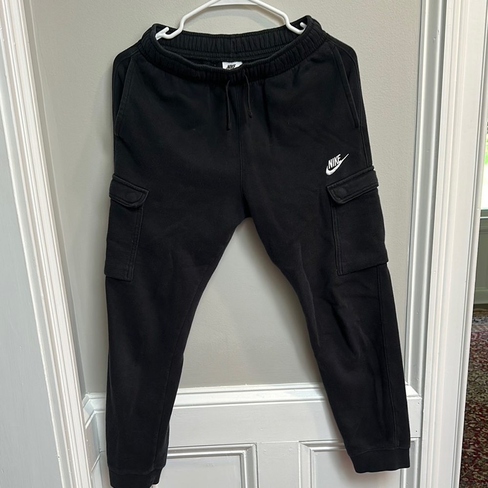Nike Black Joggers with Tapered Fit